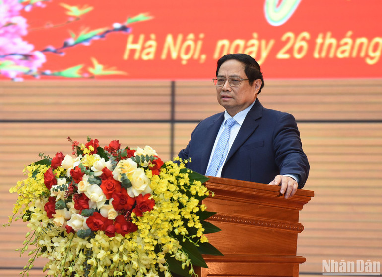 Thủ tướng Phạm Minh Chính phát biểu ý kiến.