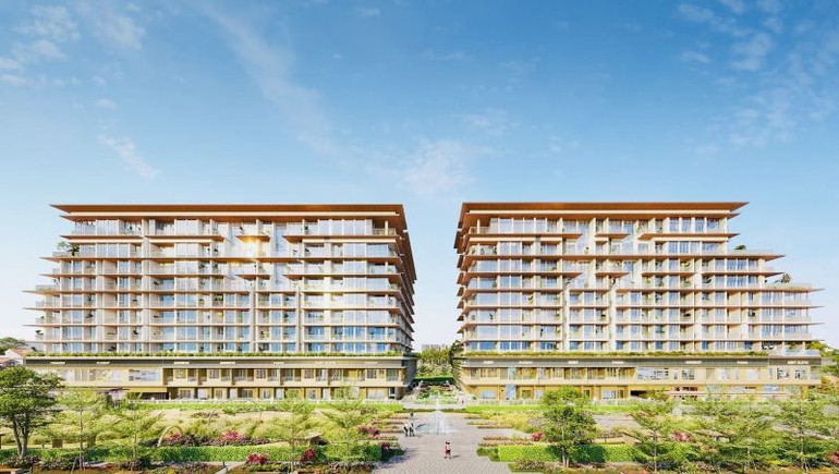 Mô hình Dự án Midori Park The Ten tại Thành phố mới Bình Dương.