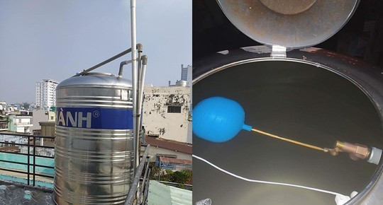 Kiểm tra các mối nối và van phao.