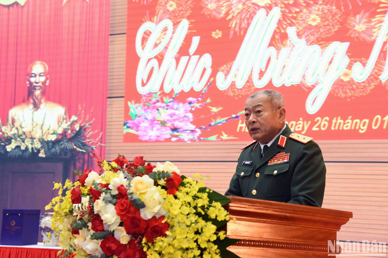 Lãnh đạo Tổng cục II phát biểu.