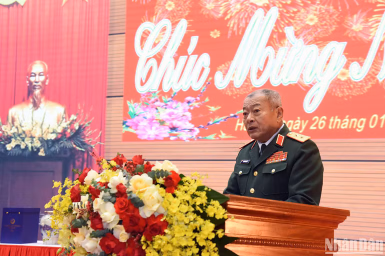 Lãnh đạo Tổng cục II phát biểu.