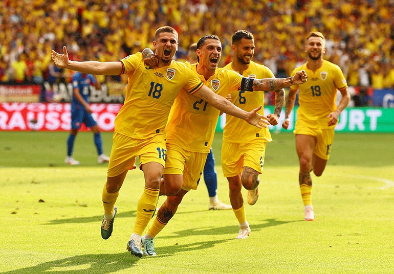 "Làn gió mới" Romania đang có màn thể hiện rất tốt tại Euro 2024, liệu họ có thể thổi bay những "cơn lốc" màu da cam? (Ảnh: Reuters)