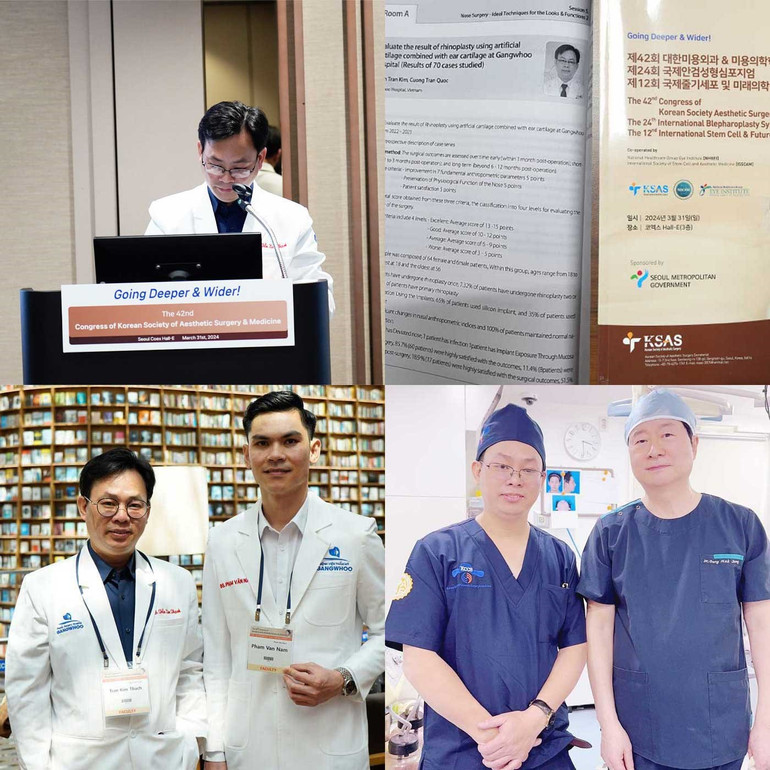 Bác sĩ Robert báo cáo tại hội nghị KSAS Hàn Quốc lần thứ 42.