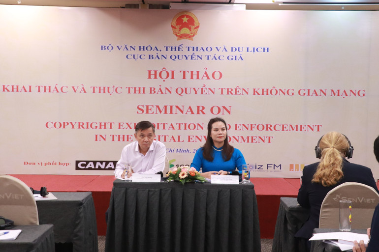 Khai thác, thực thi bản quyền trên không gian mạng từng là chủ đề của nhiều hội thảo.