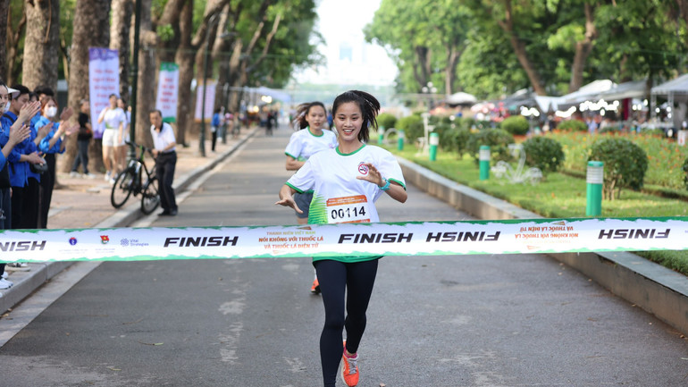 Đoàn viên, thanh niên tham gia Giải chạy.