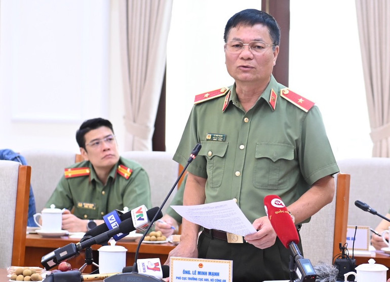 Thiếu tướng Lê Minh Mạnh, Phó Cục trưởng Cục An ninh mạng và phòng, chống tội phạm sử dụng công nghệ cao (A05), Bộ Công an.