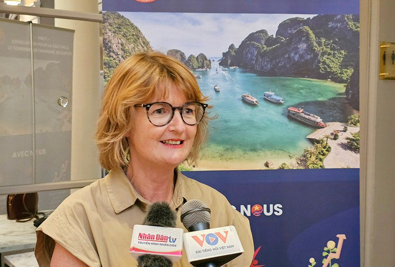 Bà Gwenaelle Mary nhận định: "Tôi thấy có nhiều tiềm năng phát triển của du lịch Việt Nam trong thời gian tới".