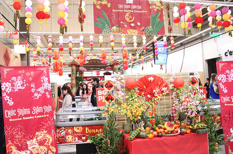 Ngày càng có nhiều khách hàng Pháp biết đến Việt Nam từ Tuần lễ vinh danh hàng Việt và Tết Việt.