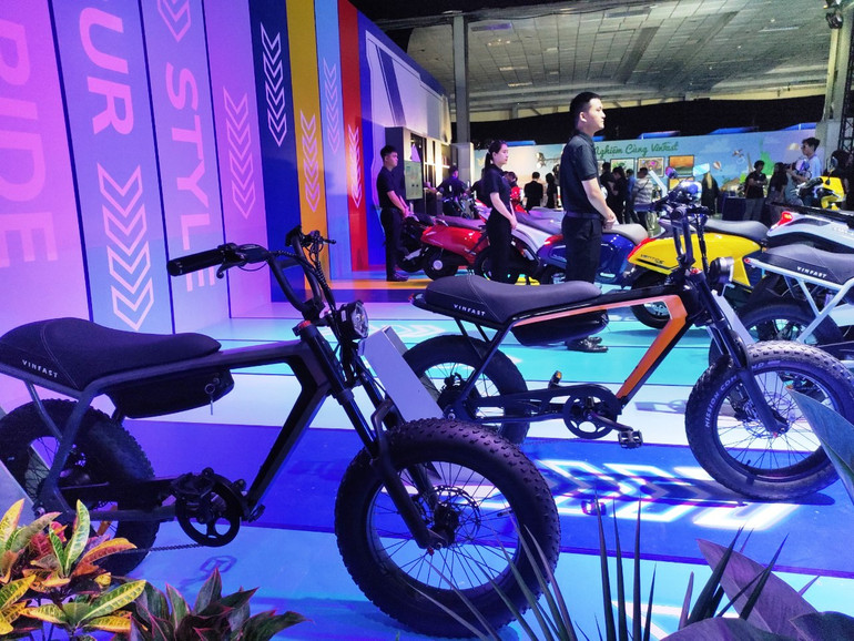Mẫu xe đạp điện trợ lực đầu tiên của Việt Nam.
