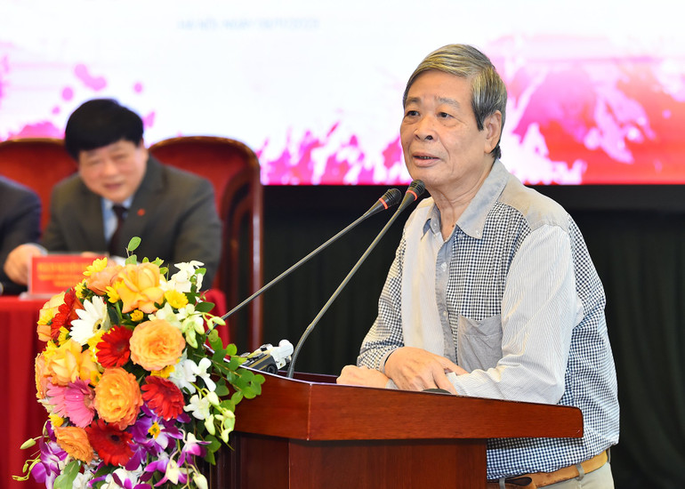 Hội thảo khoa học “Thế giới Nhạc, Họa, Thơ của Văn Cao” tại Báo Nhân Dân ảnh 16