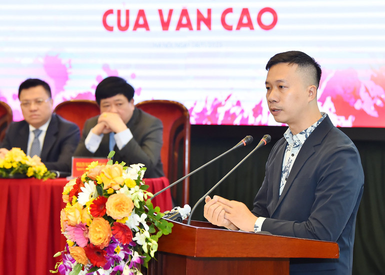 Hội thảo khoa học “Thế giới Nhạc, Họa, Thơ của Văn Cao” tại Báo Nhân Dân ảnh 18