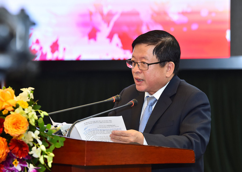 Hội thảo khoa học “Thế giới Nhạc, Họa, Thơ của Văn Cao” tại Báo Nhân Dân ảnh 14