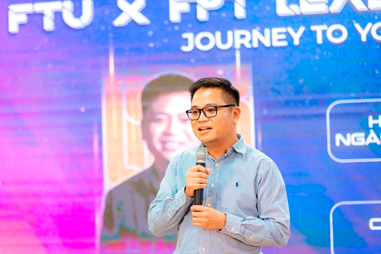 Ông Phạm Mạnh Hưng, Giám đốc Phụ trách đối tác Synnex FPT, Công ty Liên kết của Tập đoàn FPT chia sẻ tại sự kiện.