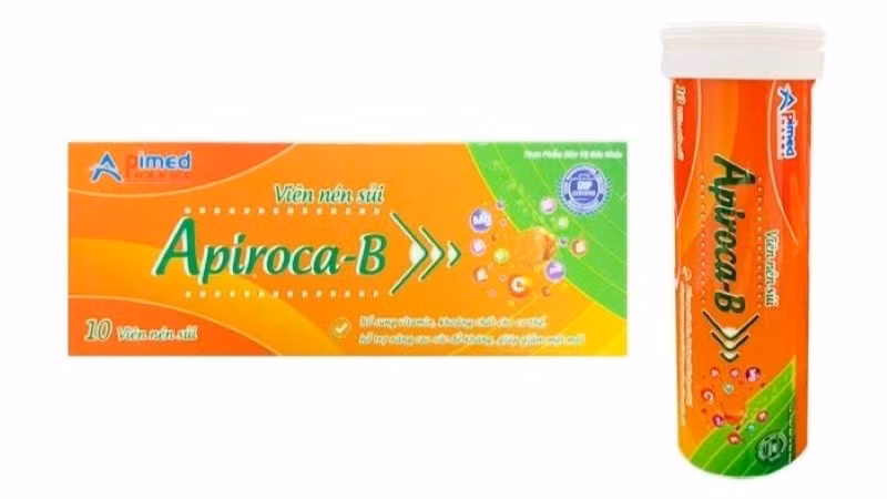 Thực phẩm bảo vệ sức khỏe Apiroca-B của Công ty Cổ phần Dược phẩm APIMED. (Ảnh chụp màn hình)