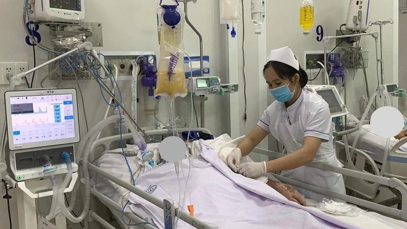 Bệnh nhân đang điều trị tại Bệnh viện Chợ Rẫy.