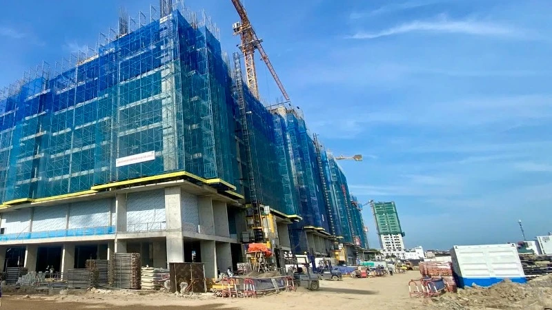 Một dự án nhà ở xã hội đang được triển khai.