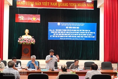 Quang cảnh hội thảo. (Ảnh:LINH BẢO).