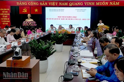 Quang cảnh hội thảo. (Ảnh: LINH BẢO)