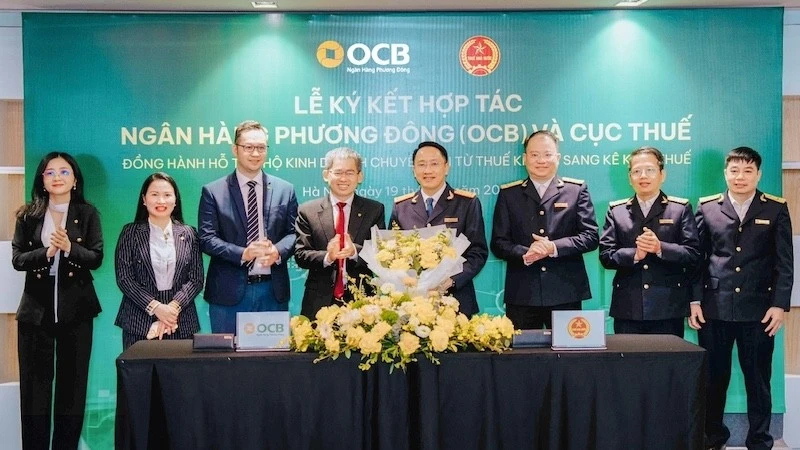 Ngành Thuế và OCB hợp tác thúc đẩy kê khai thuế điện tử, hỗ trợ hộ kinh doanh chuyển đổi