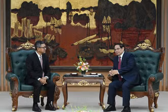 Thủ tướng Phạm Minh Chính tiếp Đại sứ Indonesia Denny Abdi.