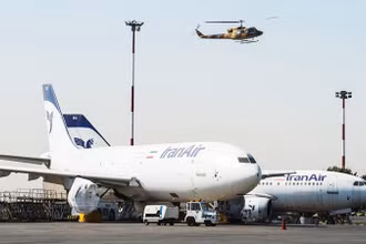Sân bay quốc tế Mehrabad tại Tehran được mở cửa trở lại. Ảnh CNN