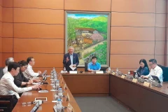 "Không phải cứ nhập tỉnh là tất cả đến trung tâm hành chính, vẫn phải có cán bộ ở lại để hướng dẫn địa phương triển khai công việc" - Phó Thủ tướng Thường trực Chính phủ Nguyễn Hòa Bình nhấn mạnh tại phiên họp tổ sáng 11/6. Ảnh: Thanh Mai