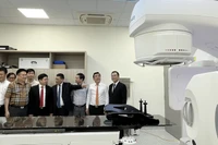 Các đại biểu thăm quan Hệ thống xạ trị gia tốc và CT mô phỏng 4D tại cơ sở Tam Hiệp, Bệnh viện K.