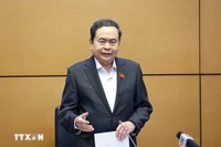 Chủ tịch Quốc hội, Chủ tịch Hội đồng Bầu cử Quốc gia Trần Thanh Mẫn. (Ảnh: TTXVN)