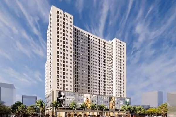 Phối cảnh khu nhà ở xã hội Hạ Đình, Hà Nội. 