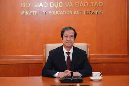 Bộ trưởng Giáo dục và Đào tạo Nguyễn Kim Sơn (Ảnh: Thế Đại)