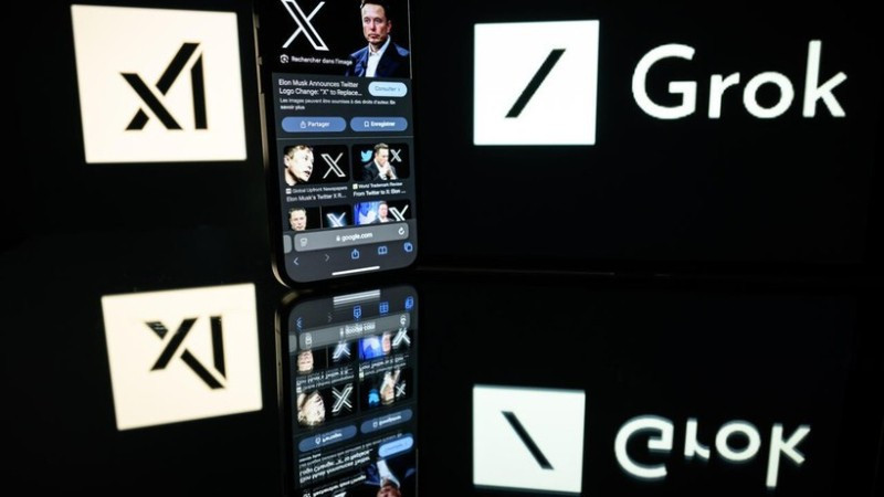 Chatbot Grok. (Nguồn: France 24)