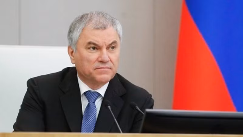 Chủ tịch Duma Quốc gia Quốc hội Liên bang Nga Vyacheslav Volodin. (Ảnh: TASS)