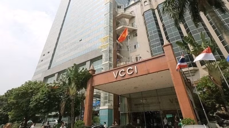 Trụ sở Liên đoàn Thương mại và Công nghiệp Việt Nam (VCCI) tại Hà Nội.