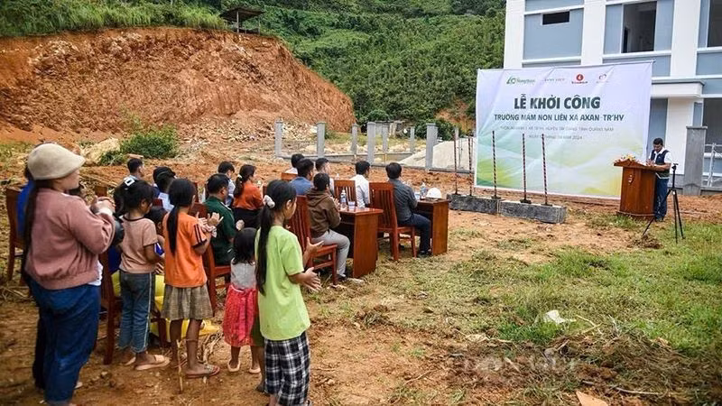 Hình ảnh một trong những cơ sở nhà tình thương được Quỹ Thiện Tâm (Tập đoàn Vingroup) hỗ trợ trao tặng cho một hộ nghèo, hoàn cảnh khó khăn, ngày 12/9/2024. (Ảnh: Báo Nhân Dân)