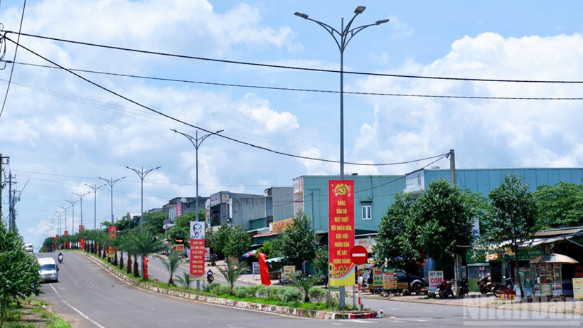 Một góc xã Ia Tơi hôm nay.