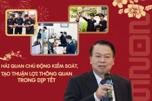 Hải quan chủ động kiểm soát, tạo thuận lợi thông quan trong dịp Tết.