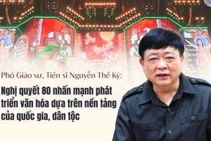 Phó Giáo sư, Tiến sĩ Nguyễn Thế Kỷ: Nghị quyết 80 nhấn mạnh phát triển văn hóa dựa trên nền tảng của quốc gia, dân tộc