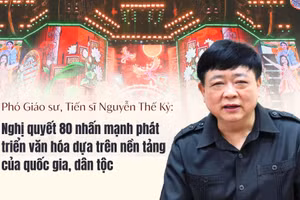 Phó Giáo sư, Tiến sĩ Nguyễn Thế Kỷ: Nghị quyết 80 nhấn mạnh phát triển văn hóa dựa trên nền tảng của quốc gia, dân tộc