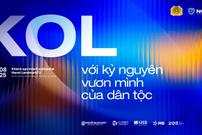 Hội nghị “KOL với kỷ nguyên vươn mình của dân tộc” (KOL summit 2025) sẽ diễn ra tại Hà Nội vào ngày 18/8 tới đây.