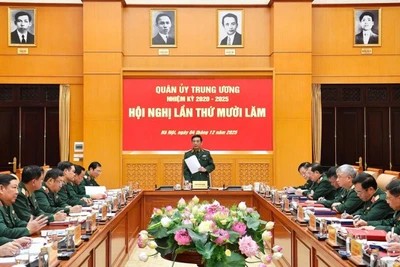 Quang cảnh hội nghị phiên làm việc buổi chiều.