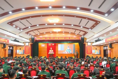 Toàn cảnh Hội nghị tổng kết phong trào "Dân vận khéo" giai đoạn 2021-2025.