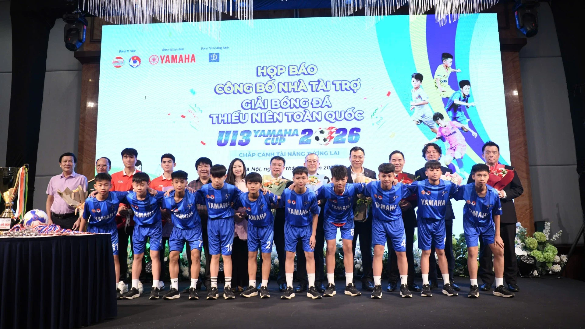 Yamaha Cup 2026: Sân chơi bóng đá trẻ U13 toàn quốc khởi tranh với 47 đội