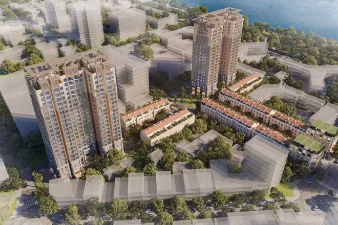Công trình hạ tầng kỹ thuật Dự án Đầu tư xây dựng nhà ở tại các khu đất thuộc đường Trần Cao Vân và Nguyễn Tri Phương.