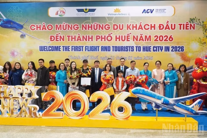 Huế đón những du khách đầu tiên trong năm 2026.