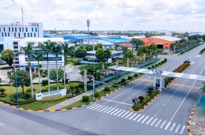 Một góc Khu Công nghiệp VSIP II, Thành phố Hồ Chí Minh (Ảnh CTV).