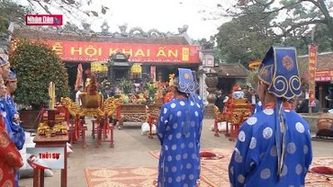 Công tác chuẩn bị cho Lễ khai ấn Đền Trần Nam Định