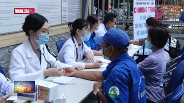 Khám, phát thuốc miễn phí cho thanh niên công nhân
