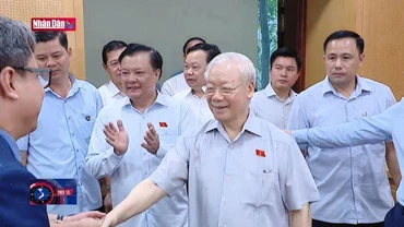 Tổng Bí thư Nguyễn Phú Trọng tiếp xúc cử tri thành phố Hà Nội