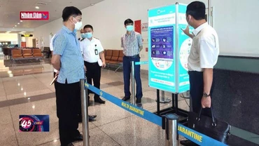 Kiểm tra công tác phòng chống dịch đậu mùa khỉ tại sân bay Nội Bài