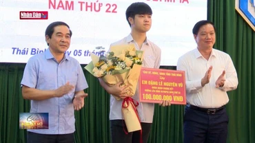 Thái Bình tuyên dương quán quân "Đường lên đỉnh Olympia"